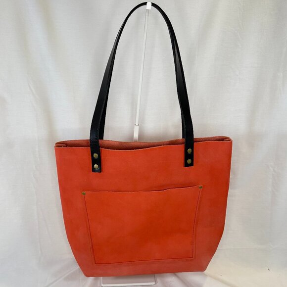 Portland Leather, Unicorn Color Sherbet (Brushed Leather), Medium Tote Bag BNNU - Picture 2 of 11